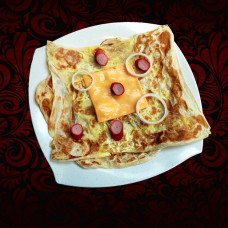 Prata Egg Onion Cheese Hotdog Prata Egg Onion Cheese Hotdog